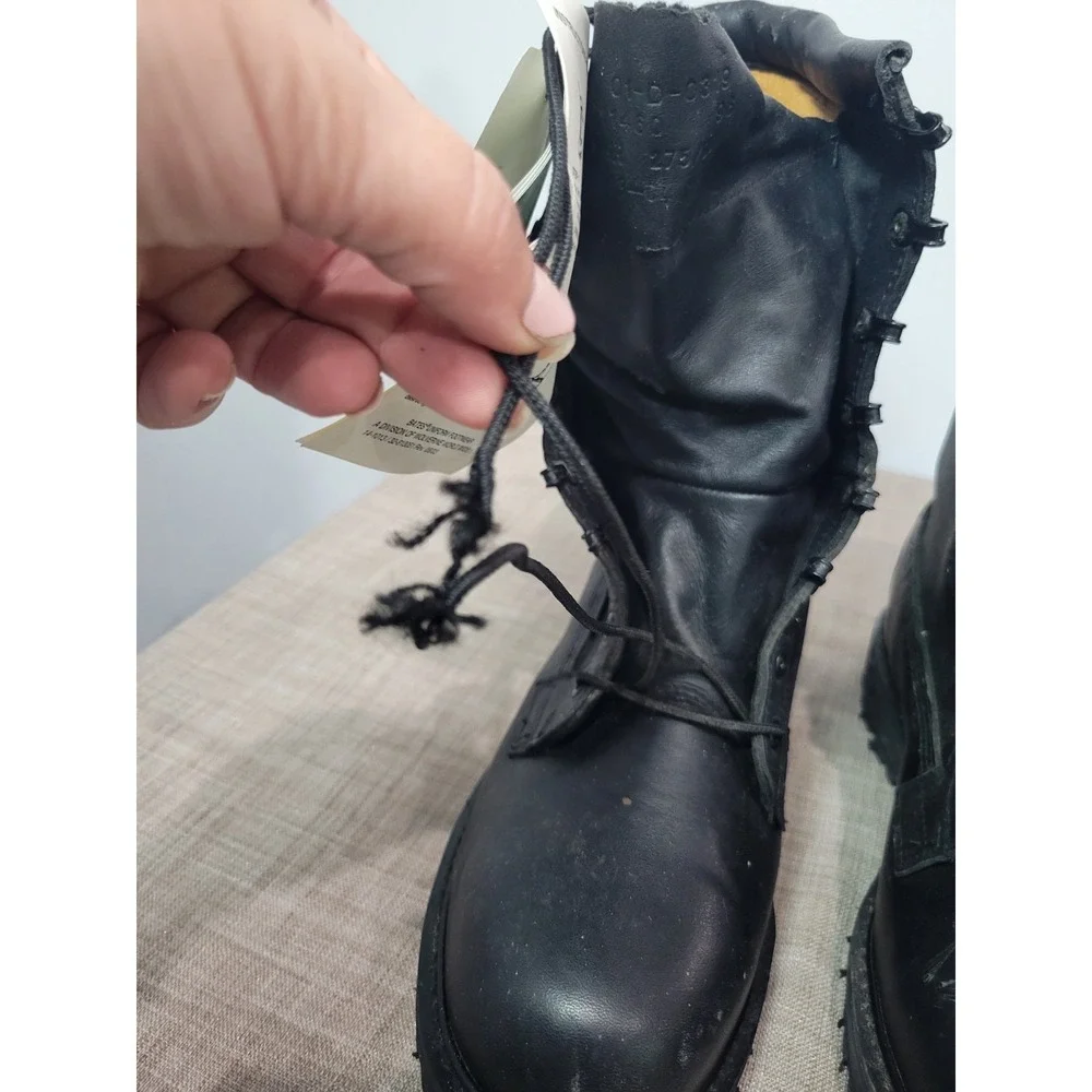 NEW Bates Mens 10.5 W Combat Cold Wet Boot Black Leather Gore-Tex Waterproof NWT